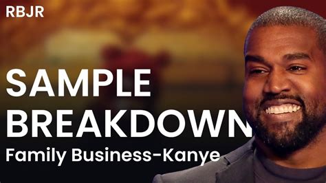 family business kanye meaning|family business kanye sample.